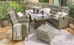 a casa mia Gartensofa, 3-sitzig Reggio