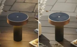 Akku Solar Tischleuchte