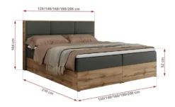Boxbett mit Bettkasten