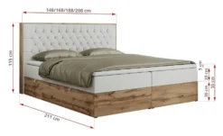 Boxbett mit Bettkasten