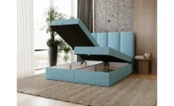 Boxbett mit Stauraum