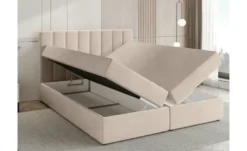 Boxbett mit Stauraum und Topper Devora