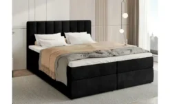Boxbett mit Stauraum und Topper Devora