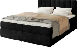 Boxbett mit Stauraum und Topper Devora