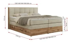 Boxspringbett mit Bettkasten