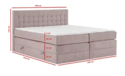 Boxspringbett mit Bettkasten