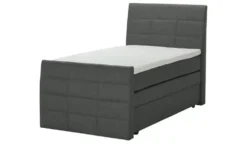 Boxspringbett mit Bettkasten und Topper
