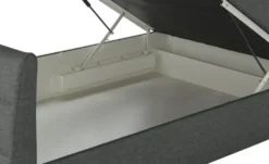 Boxspringbett mit Bettkasten und Topper