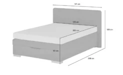 Boxspringbett mit Bettkasten