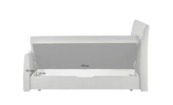 Boxspringbett mit Bettkasten und Topper