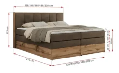 Boxspringbett mit Bettkasten