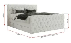 Boxspringbett mit Bettkasten