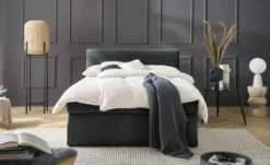 Boxspringbett mit Matratze und Topper, H3