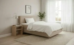 Boxspringbett 120x200 in beige