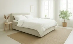 Boxspringbett 120x200 in creme