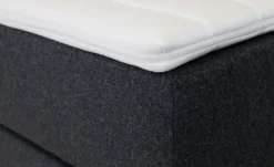 Boxspringbett 140x200 in dunkelgrau
