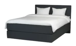Boxspringbett 140x200 in dunkelgrau