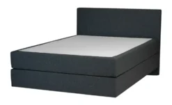 Boxspringbett 140x200 in dunkelgrau