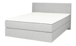 Boxspringbett 120x200 in hellgrau