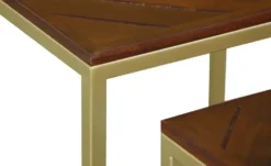 Couchtisch, 2er-Set aus Massivholz