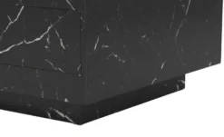 Couchtisch in Marmor-Optik schwarz