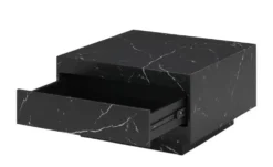 Couchtisch in Marmor-Optik schwarz