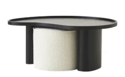Couchtisch mit Hocker