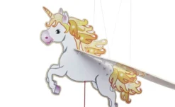 Deckenleuchte, rosa 5-flammig Einhorn