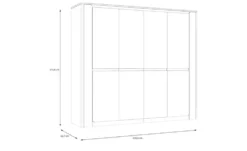 Drehtürenschrank