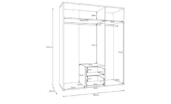 Drehtürenschrank