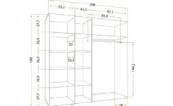 Drehtürenschrank