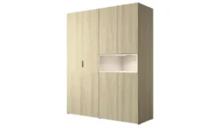 Drehtürenschrank mit Beleuchtung