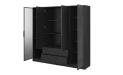 Drehtürenschrank mit 2 Schubladen