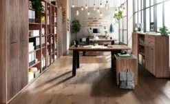 Eckschreibtisch mit Sideboard