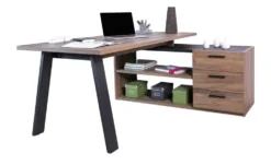 Eckschreibtisch mit Sideboard