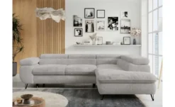 Ecksofa Hellgrau