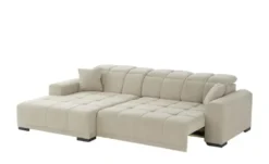 Ecksofa mit elektrischer Sitztiefenverstellung