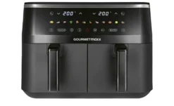 GourmetMaxx Doppelkammer-Heißluftfritteuse 16581