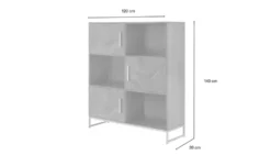 Highboard aus Massivholz