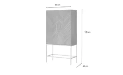 Highboard aus Massivholz