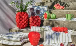 HOME STORY 3D Vase Erdbeere