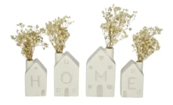 HOME STORY 4er Set Vasen "Home"
