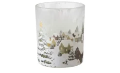 HOME STORY Teelichtglas Winterlandschaft