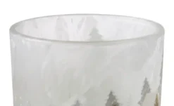 HOME STORY Teelichtglas Winterlandschaft