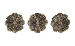 HOME STORY Wanddekoration Blume, 3er Set