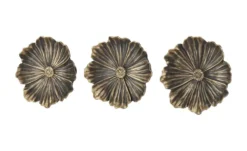 HOME STORY Wanddekoration Blume, 3er Set