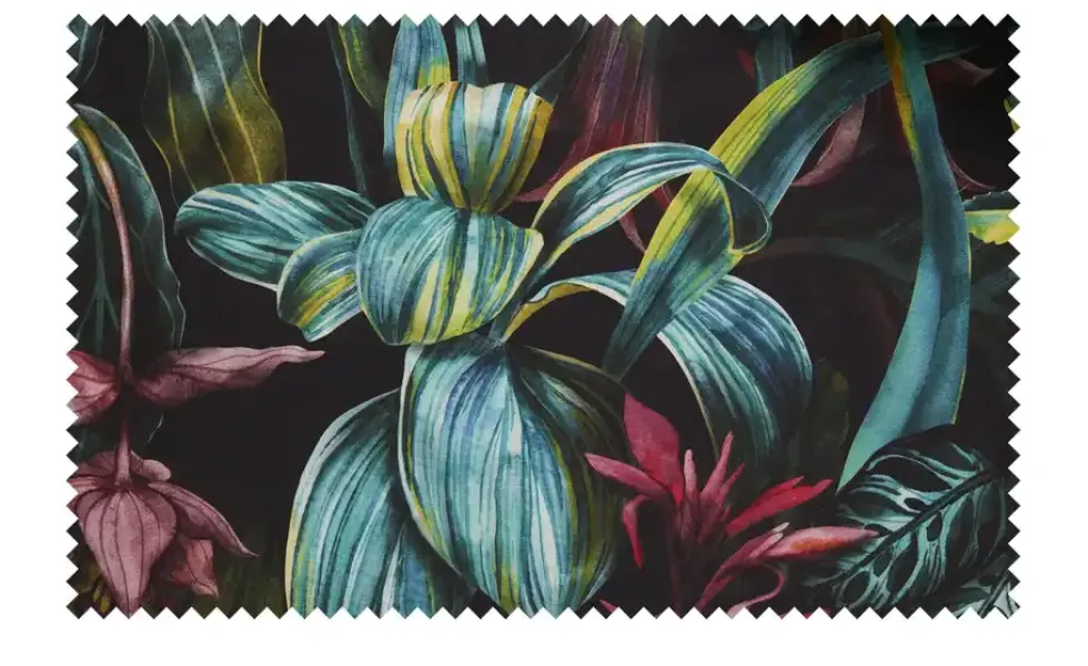 indigo Mako-Satin Bettwäsche Holiday