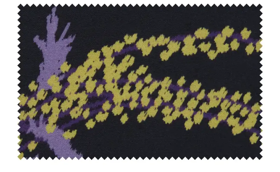 indigo Mako-Satin Bettwäsche Stiched