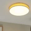 KHG LED-Deckenleuchte Holzoptik/weiß