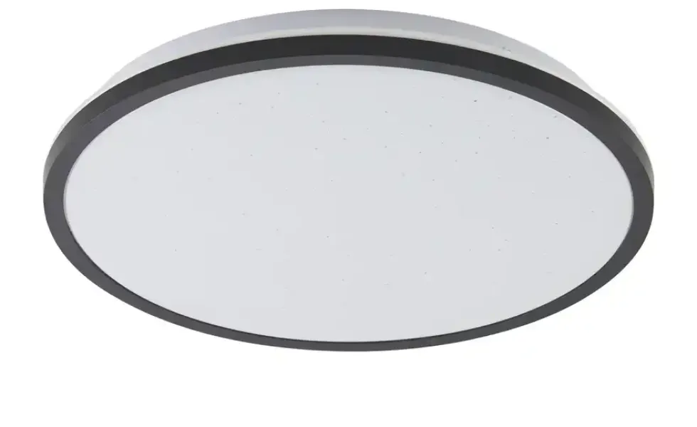 KHG LED-Deckenleuchte mit Backlight, schwarz